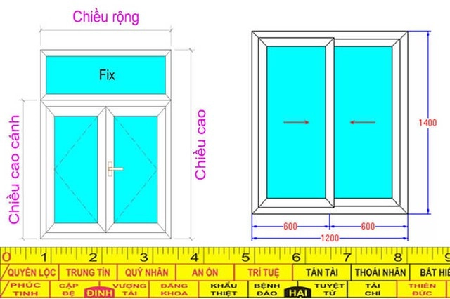 Kính thước cửa sổ chuẩn phong thủy hút tài lộc cho gia chủ - 3