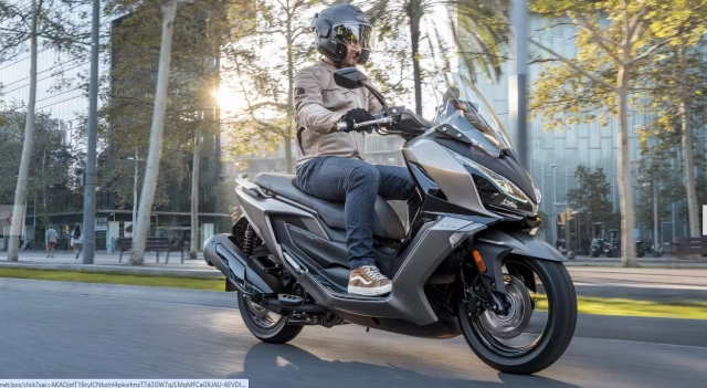 Kymco downtown gt 350i tcs chiến mã mới trong làng xe tay ga thể thao tầm trung - 1