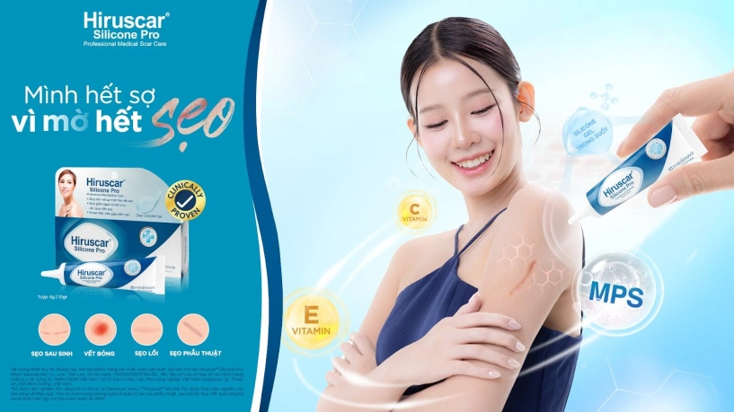 Lo gì sẹo lồi khi đã có mps - thành phần làm mềm và phẳng sẹo hiệu quả trong hiruscar silicone pro - 2