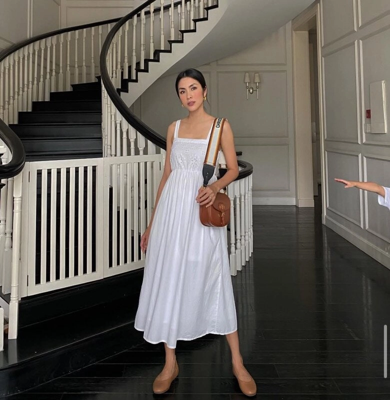 Mặc đẹp đón hè chuẩn style phu nhân hào môn hà tăng - mát rượi mà vẫn thanh lịch - 9