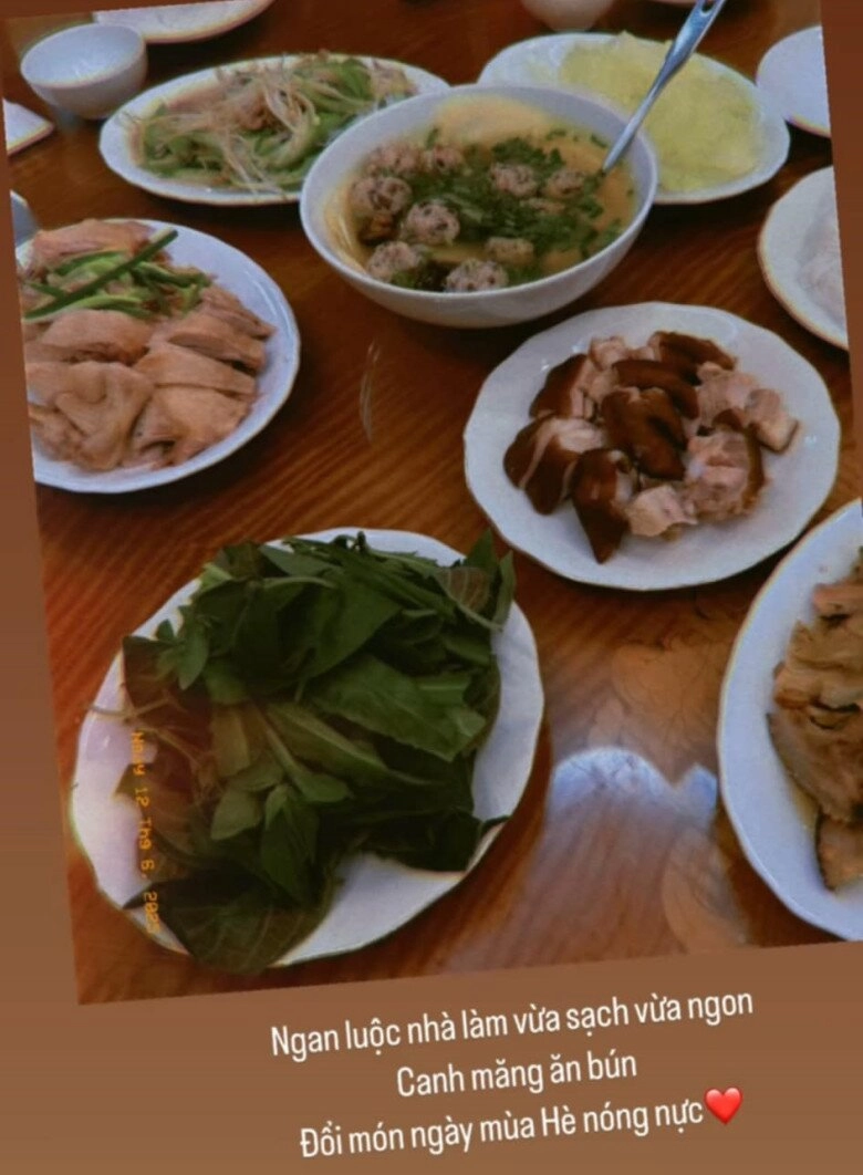 Mc mai ngọc khoe cơm canh sáng tối dù bận bịu chăm con nhỏ đổi món ngon cho ngày hè nóng nực - 2