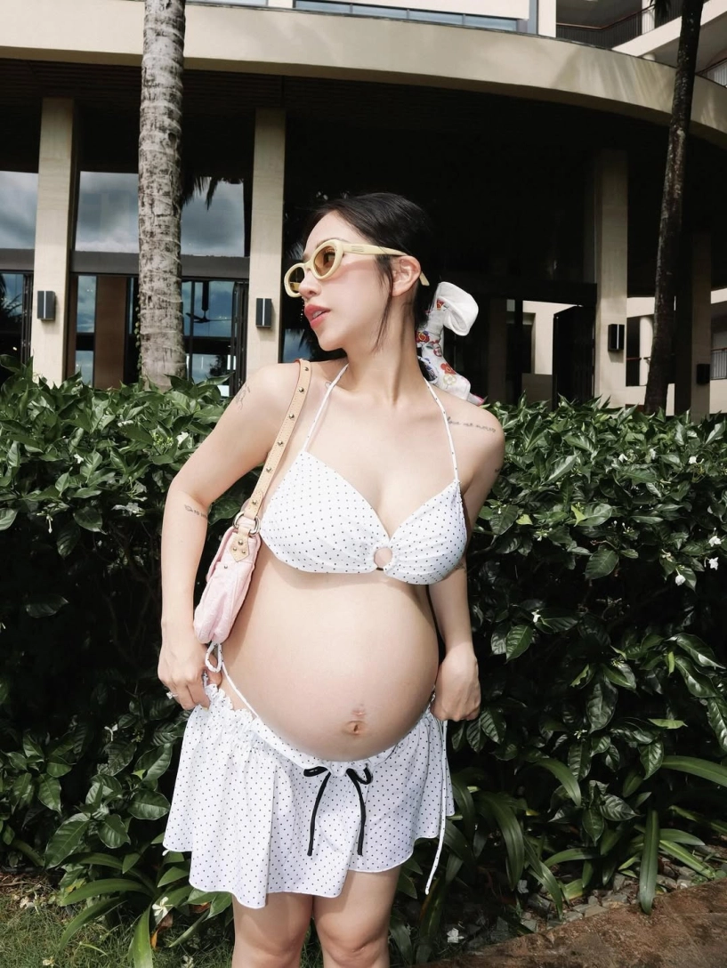 Mẹ bầu hot nhất cõi mạng joyce phạm style đi biển cực cuốn - 1