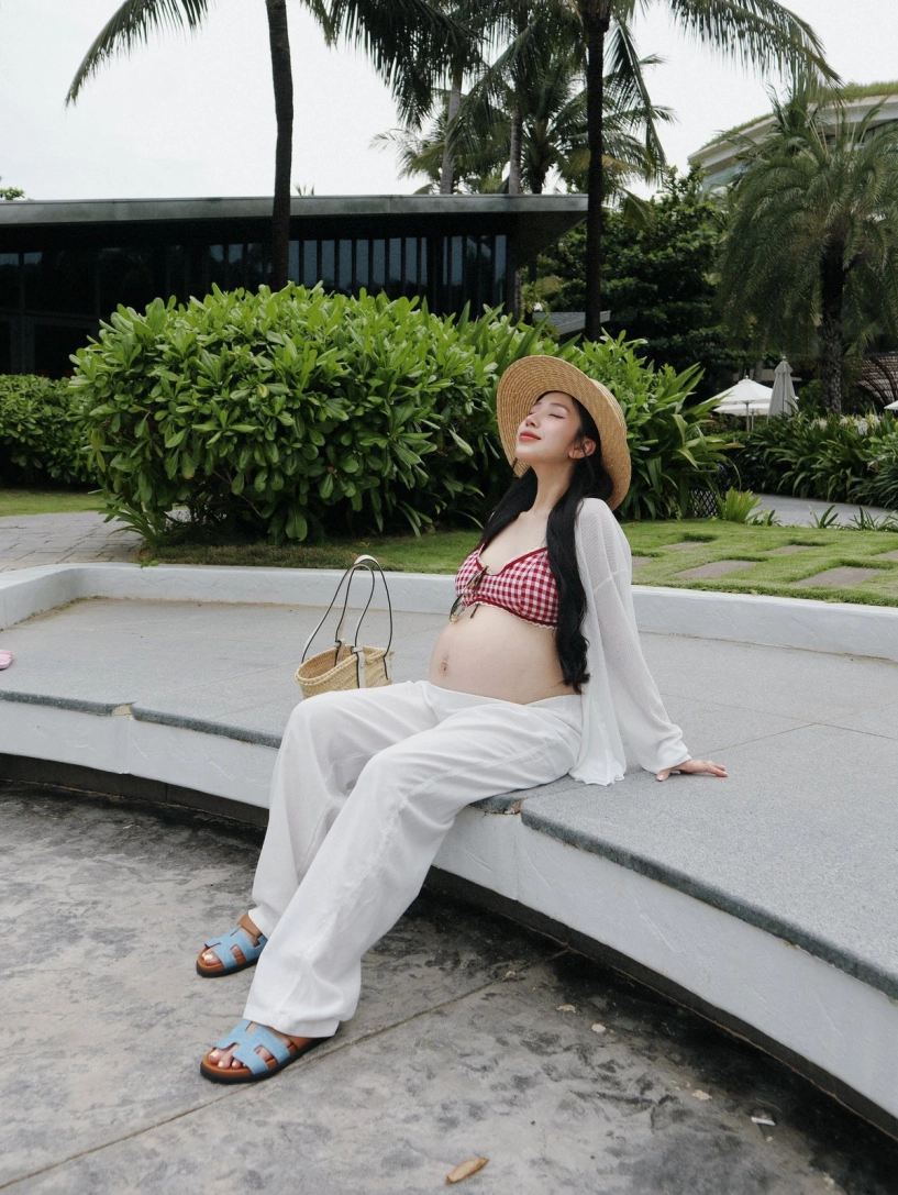 Mẹ bầu hot nhất cõi mạng joyce phạm style đi biển cực cuốn - 11