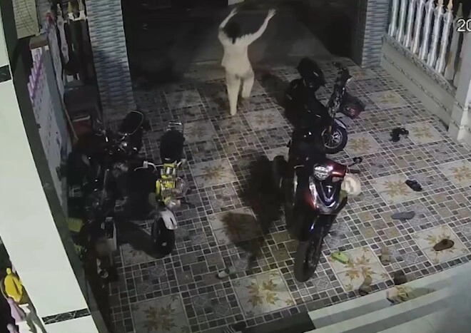 Mẹ bỉm sợ hãi cảnh bé gái 8 tuổi ở bình thuận đu lên cửa cuốn bị cuộn toàn thân đưa lên cao hôn mê - 3