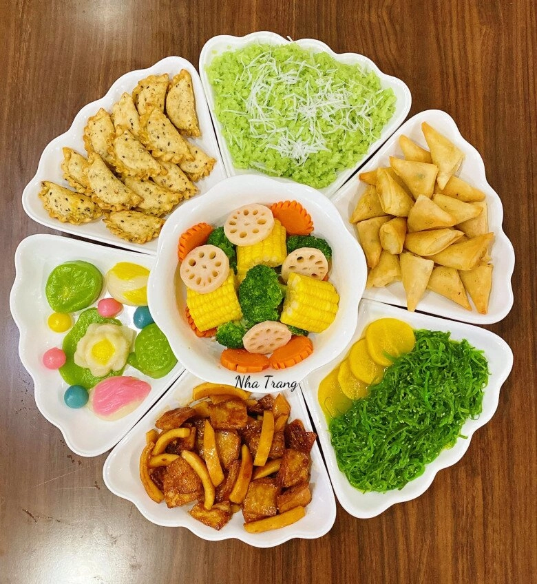 Mẹ đảm gợi ý 7 mâm cơm chay vừa ngon đẹp mắt lại dễ làm để cúng rằm tháng 7 - 6
