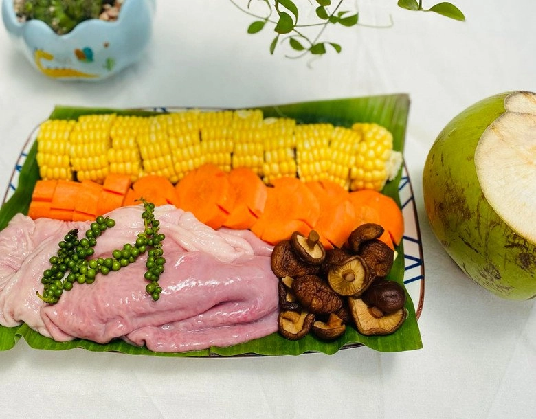 Mẹ đảm sài gòn làm dạ dày nhồi rau củ hấp giòn ngon ăn với cơm cũng hợp nhậu chơi chơi càng hay - 2
