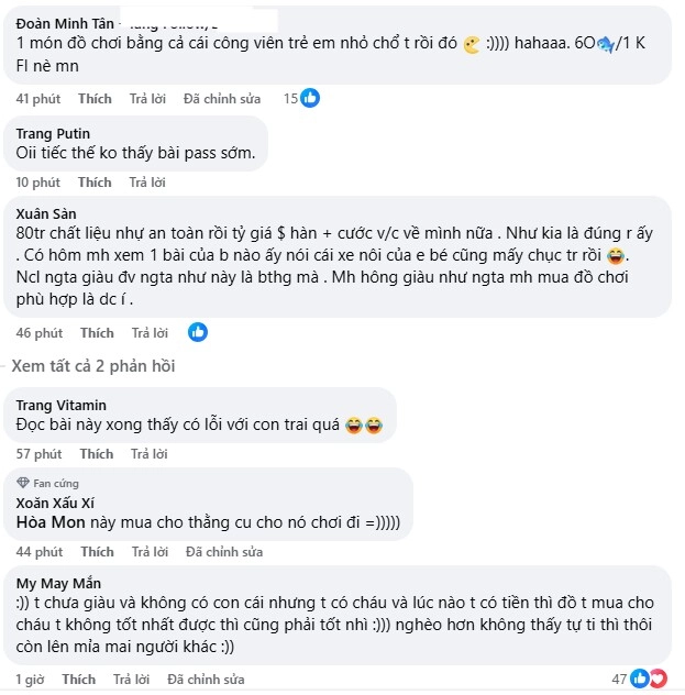 Mẹ hà nội rao bán đồ chơi 80 triệu của con không dùng nữa nhìn giá thanh lý hội chị em tranh cãi xôn xao - 2