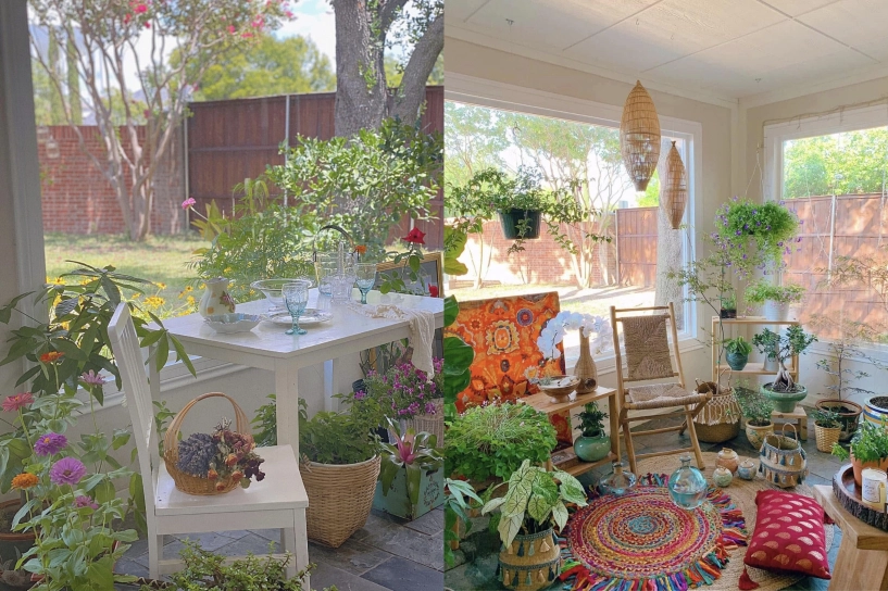 Mẹ việt sống ở mỹ xây căn nhà kính phủ đầy sắc hoa phong cách vintage chữa lành đẹp đến nao lòng - 3