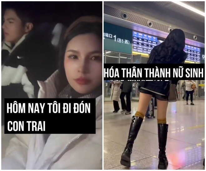 Mẹ43 tuổi hóa nữ sinh gây náo loạnsân bay nói là mẹ không ai tin cứ ngỡ bạn học của con trai - 1