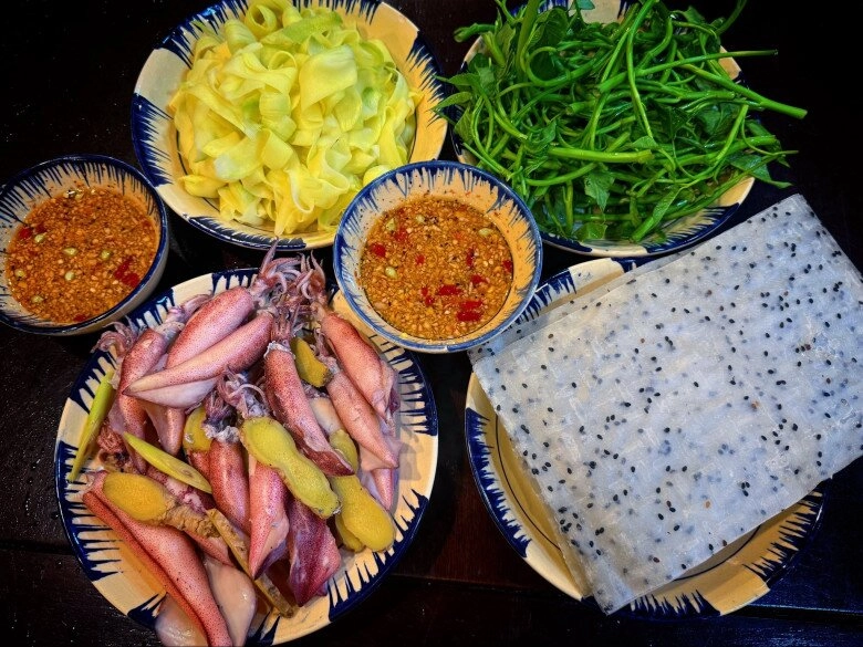 Mực hấp cuốn rau muống đang siêu hot cuối tuần rảnh rỗi chị em hãy thử ngay - 1