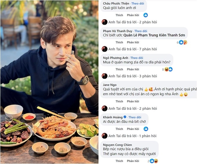 Nam diễn viên truyền hình nổi tiếng làm mồi nhậu cực hấp dẫn chồng kha ly gọi cả hội vào để ước - 3