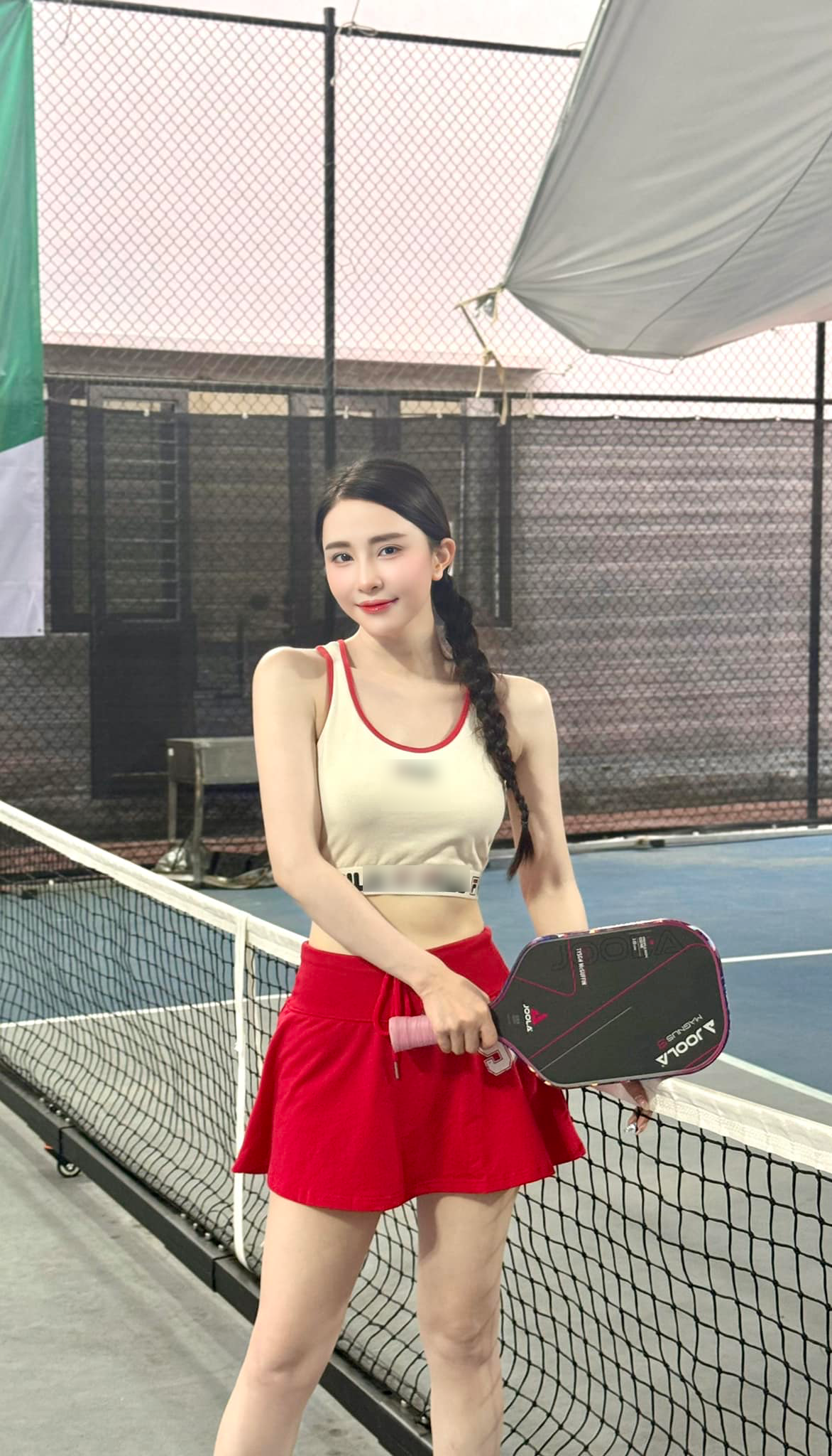 Ngọc trinh đổi gu ăn mặc sau khi bị chỉ trích vì diện đồ hở bạo đi đánh pickleball - 5