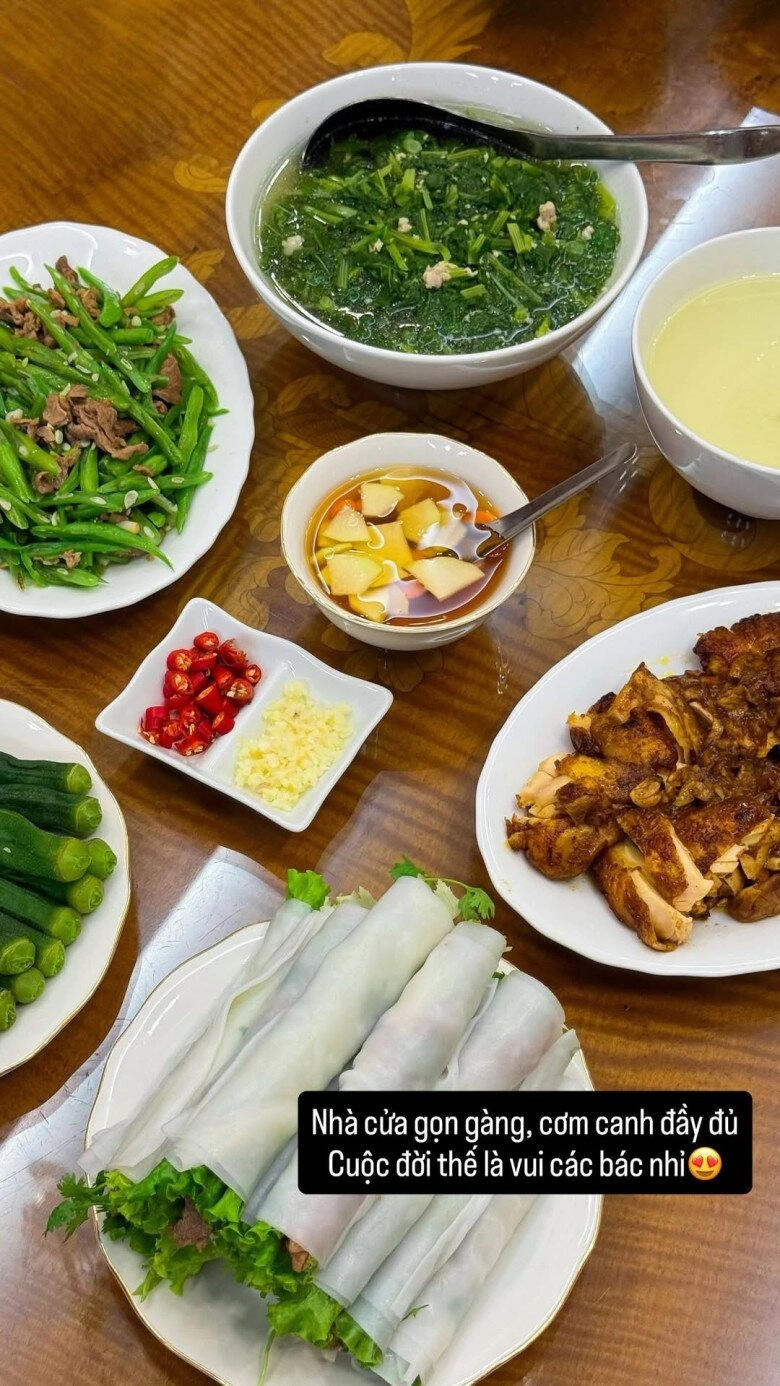 Niềm vui của mc mai ngọc mẹ bỉm chăm khoe những bữa cơm nhà đơn giản mà no căng rốn - 2