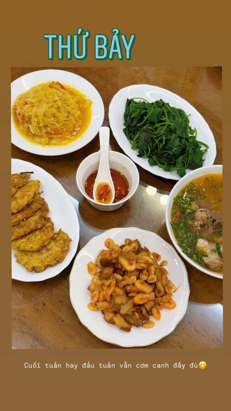 Niềm vui của mc mai ngọc mẹ bỉm chăm khoe những bữa cơm nhà đơn giản mà no căng rốn - 5