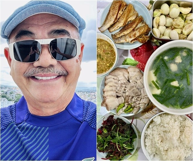 Nsnd việt anh khoe bữa cơm đạm bạc nhưng mọi người đều nhận xét nhiều đạm tốn bạc - 1