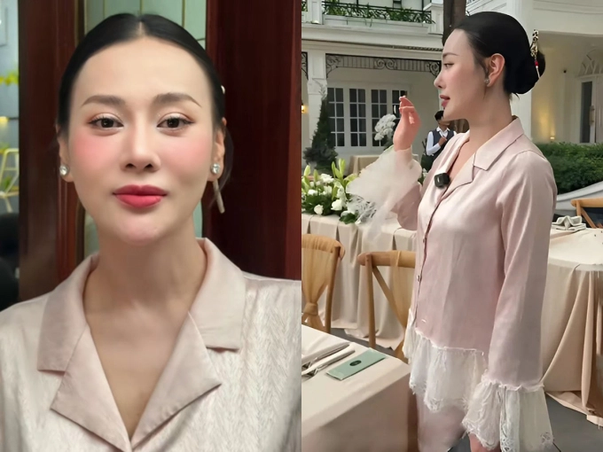 phu nhân hào môn phương oanh được khen dù mặc đồ ngủ bình dân - 1