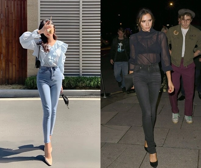 Phụ nữ 40 đi giày gì với quần jeans bó để vừa cao vừa gầy 4 mẫu giày chân ái giúp chị em như trẻ ra 10 tuổi - 2