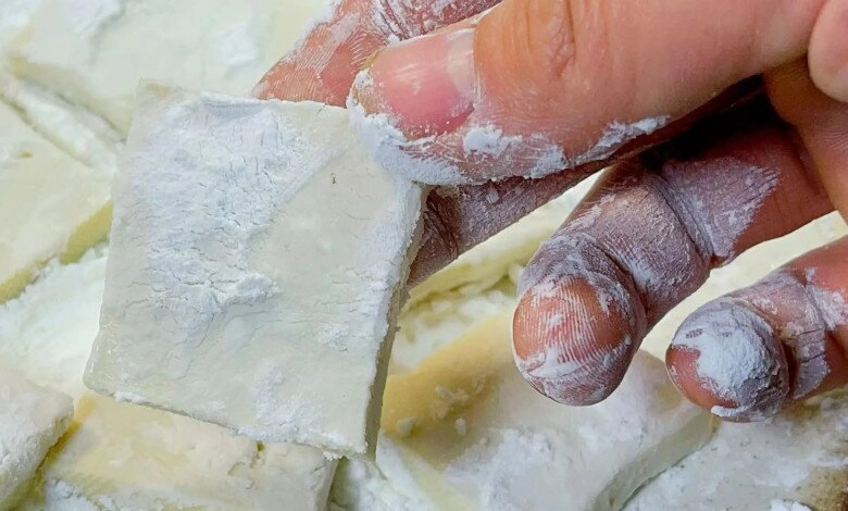 Rán đậu đừng cho luôn vào chảo làm thêm 2 bước này đậu giòn ngon không nát hay dính - 4