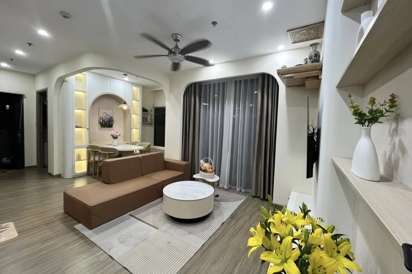 Rời nhà đất 4 tầng lên chung cư mẹ trẻ thanh hoá chi 23 tỷ đồng biến căn hộ 64m2 thành tổ ấm khiến ai nhìn cũng thích mắt - 1