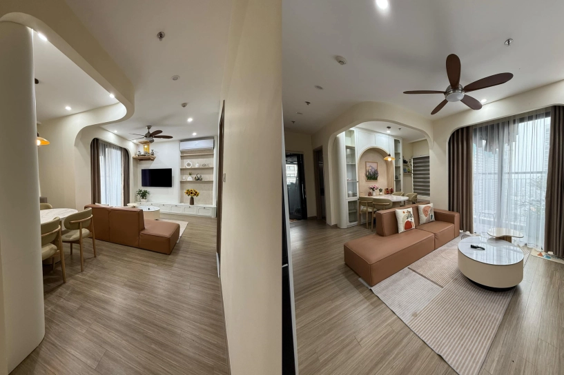 Rời nhà đất 4 tầng lên chung cư mẹ trẻ thanh hoá chi 23 tỷ đồng biến căn hộ 64m2 thành tổ ấm khiến ai nhìn cũng thích mắt - 3