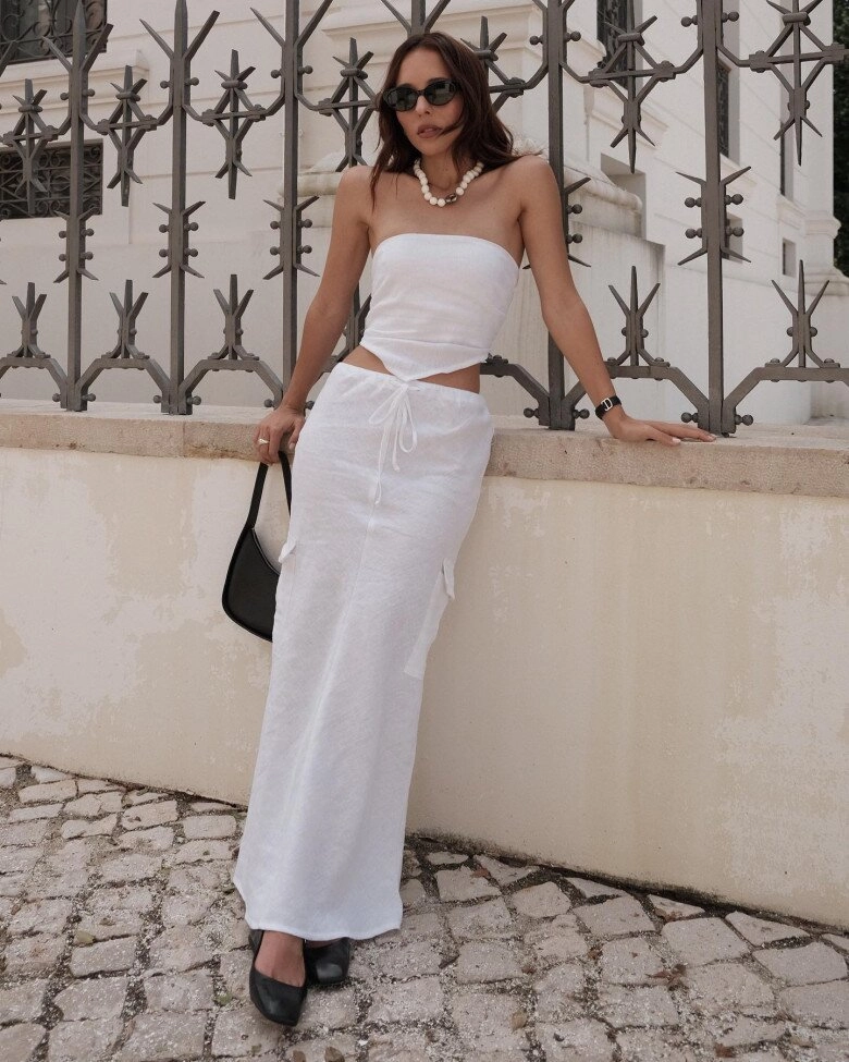 Sở hữu chân váy trắng nhưng không biết phối với gì trong tủ đồ 5 outfit cứu nguy chuẩn xinh cứ diện là đẹp - 3