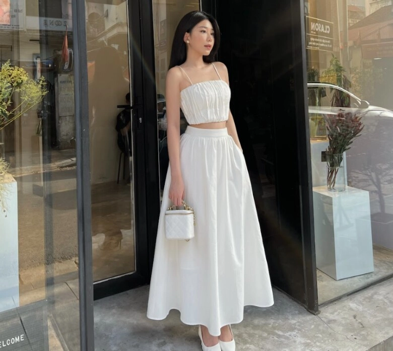 Sở hữu chân váy trắng nhưng không biết phối với gì trong tủ đồ 5 outfit cứu nguy chuẩn xinh cứ diện là đẹp - 13