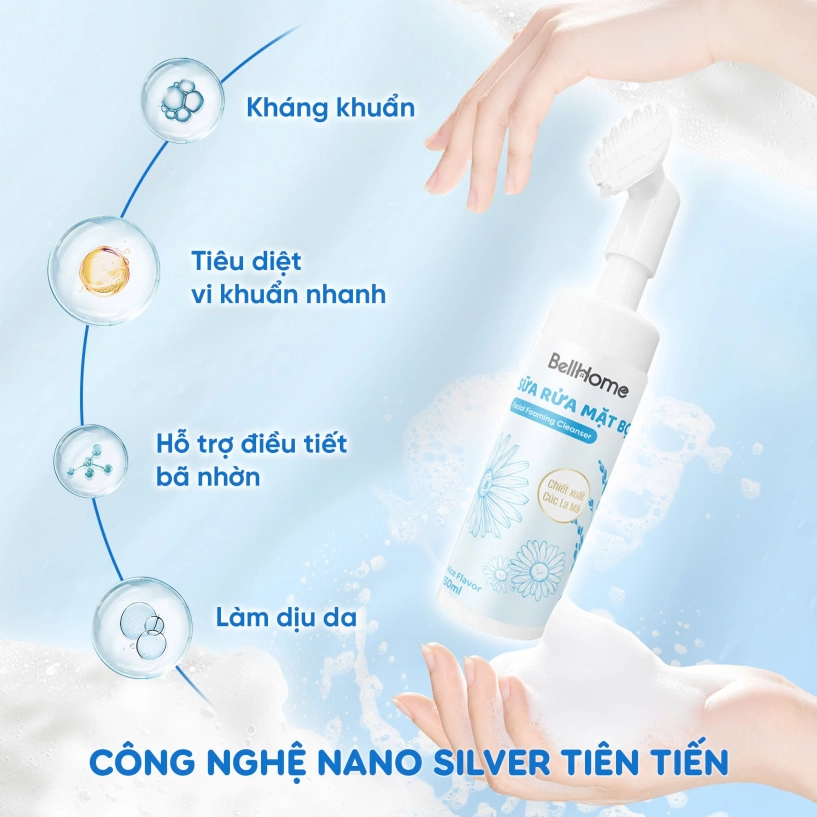 Sữa rửa mặt bọt bellhome xu hướng chăm sóc da tối giản cho người bận rộn - 1