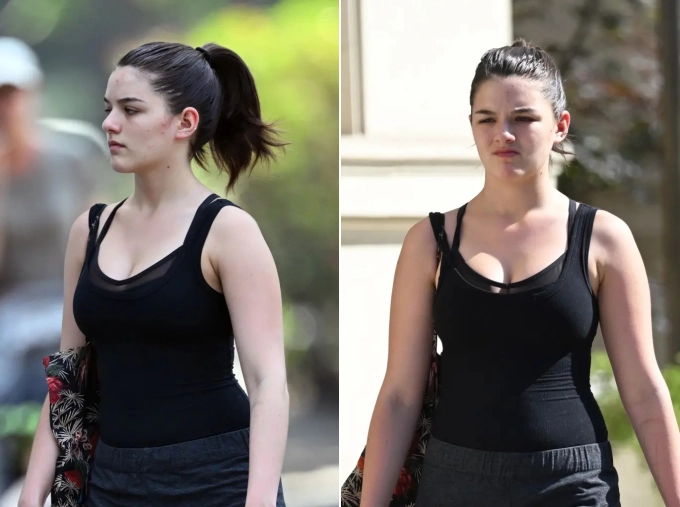 Suri cruise được nhận xét ngày càng giống mẹ - 1