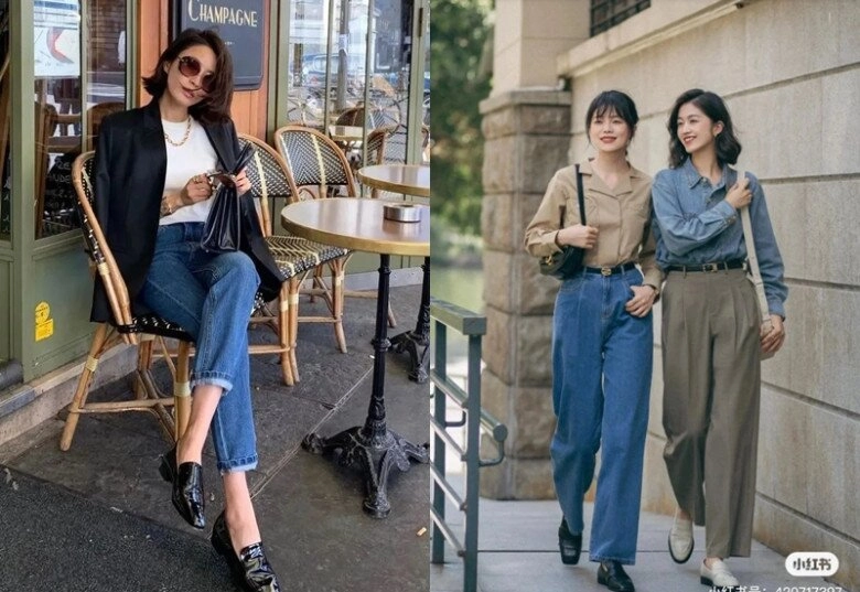 Tại sao giày thể thao giờ bị nhiều chị em xếp xó khi mặc với quần jeans gái thanh lịch mê 3 kiểu này hơn hẳn - 5