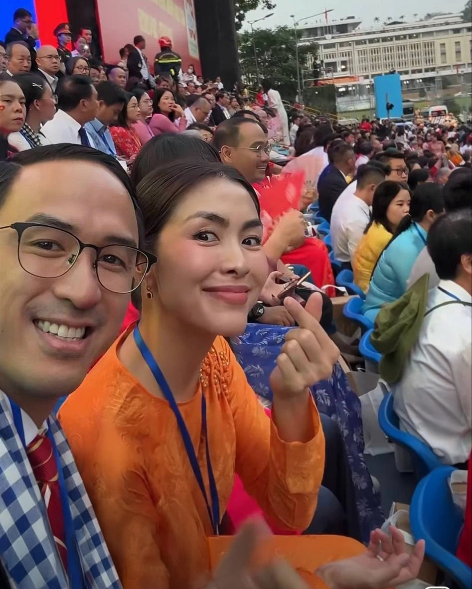 Tăng thanh hà liên tục xuất hiện nền nã với áo dài sánh đôi đẹp tuyệt đối bên ông xã louis nguyễn - 1