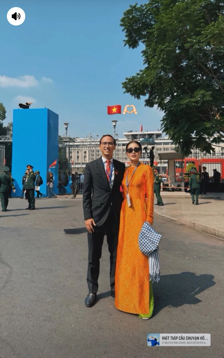 Tăng thanh hà liên tục xuất hiện nền nã với áo dài sánh đôi đẹp tuyệt đối bên ông xã louis nguyễn - 3