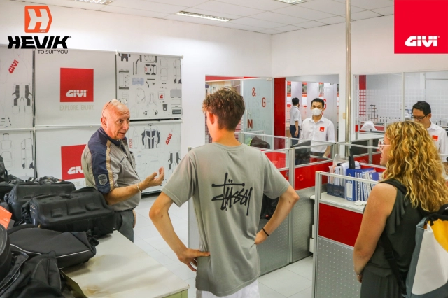 Tay đua trẻ giuvi 54 thăm nhà máy givi việt nam - 7