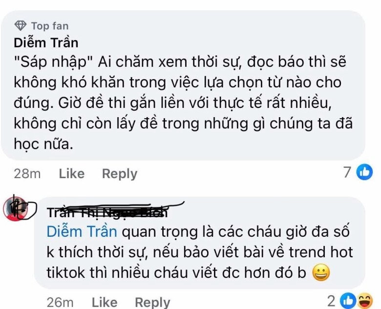 Tờnháp môn văncủa thí sinh thi tốt nghiệp thpt 2025 khiến nhiều phụ huynh đau đầu xát nhập hay sát nhập - 2