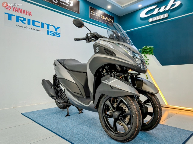 Tricity 155 đã về việt nam xe có 3 bánh nhưng lại dùng bằng lái 2 bánh bạn tin không - 1