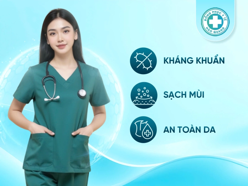 Váy vóc mặc lúc đi chơi còn đi làm thì phải có scrub fionx xịn chỉn chu và đúng gu chị em ngành y tế spa - 3