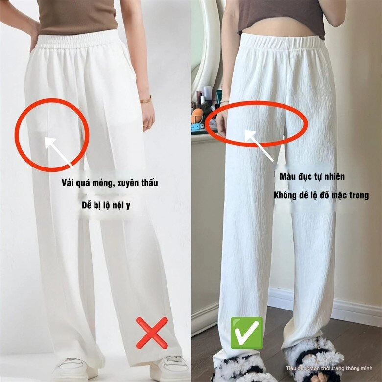 Vì sao phụ nữ 30 nhất định phải có 1 chiếc quần trắng 3 nên 3 không khi diện quần trắng để không bị phản chủ - 7