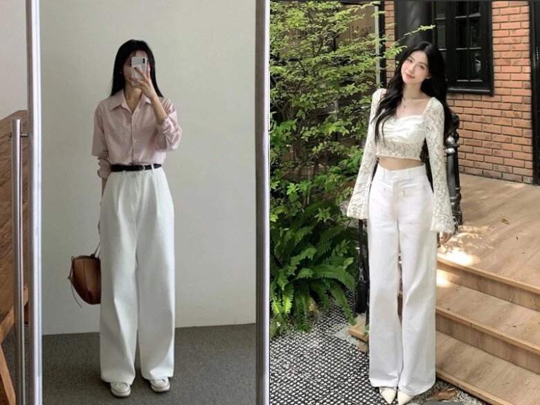 Vì sao phụ nữ 30 nhất định phải có 1 chiếc quần trắng 3 nên 3 không khi diện quần trắng để không bị phản chủ - 8
