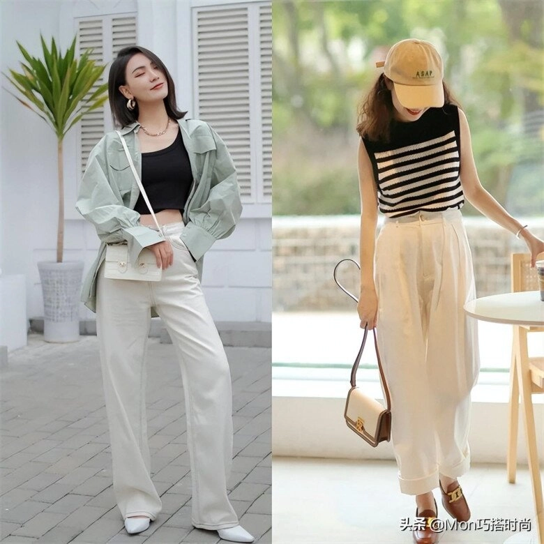 Vì sao phụ nữ 30 nhất định phải có 1 chiếc quần trắng 3 nên 3 không khi diện quần trắng để không bị phản chủ - 11
