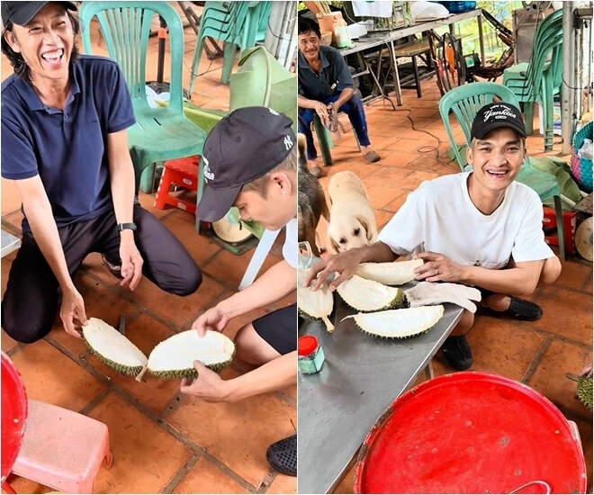 Vườn sầu riêng măng cụt rộng thênh thang của hoài linh mạc văn khoa về ăn ngập mồm đoạn khui trái ai cũng cười lăn - 12