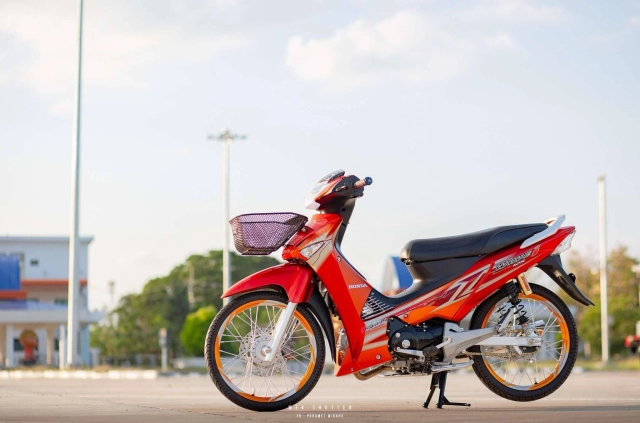 Wave 125i cháy phố với sắc cam đỏ đậm chất thái chơi lớn trong bản độ full option - 21