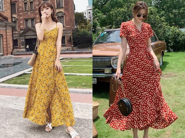 Xuống phố sáng thứ 7 với váy hoa sặc sỡ như tăng thanh hà mặc sao để trông điệu đà mà không sến - 4