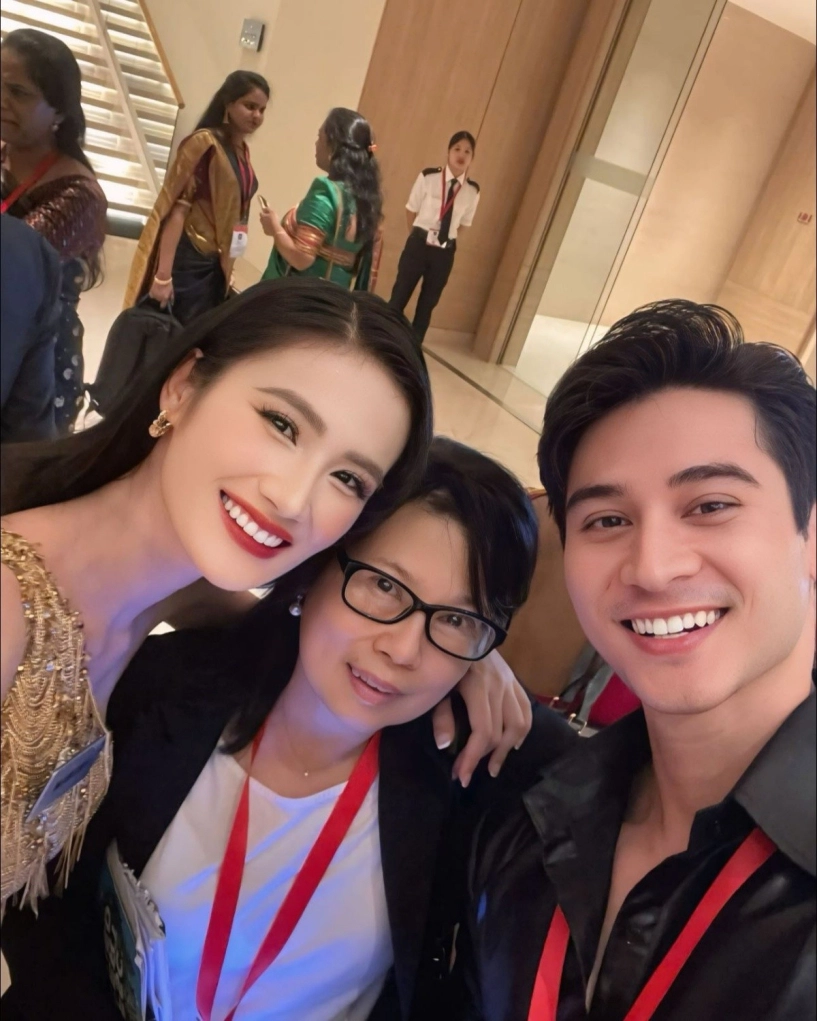 Ý nhi lên bìa tạp chí miss world cùng các đại diện thái lan úc và new zealand - 3