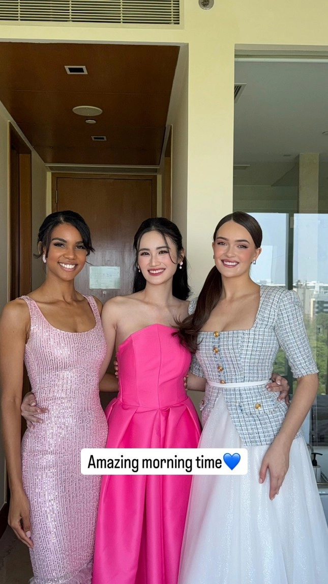 Ý nhi ngày đầu tiên đọ sắc cùng dàn thí sinh miss world 2025 phong độ thế nào - 1