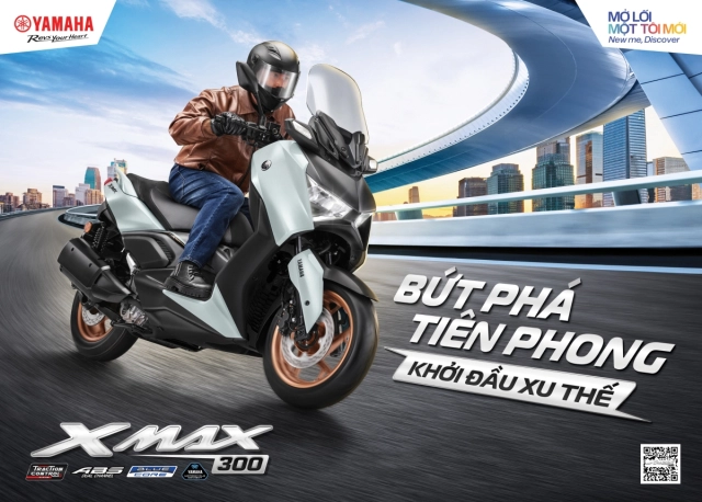 Yamaha xmax 300 2025 ra mắt ở nước ta với 5 màu mới giá bán chính hãng từ 140 triệu đồng - 1