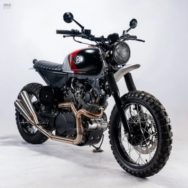 Yamaha xv920r scrambler độ - hồi sinh huyền thoại từ đống tro tàn - 1