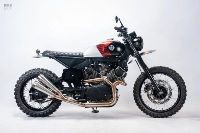 Yamaha xv920r scrambler độ - hồi sinh huyền thoại từ đống tro tàn - 2