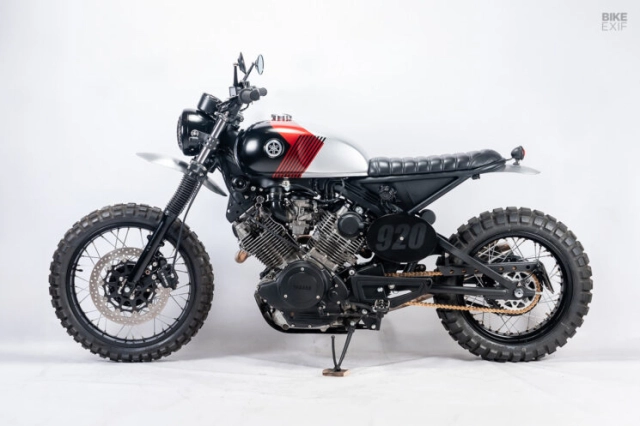 Yamaha xv920r scrambler độ - hồi sinh huyền thoại từ đống tro tàn - 3