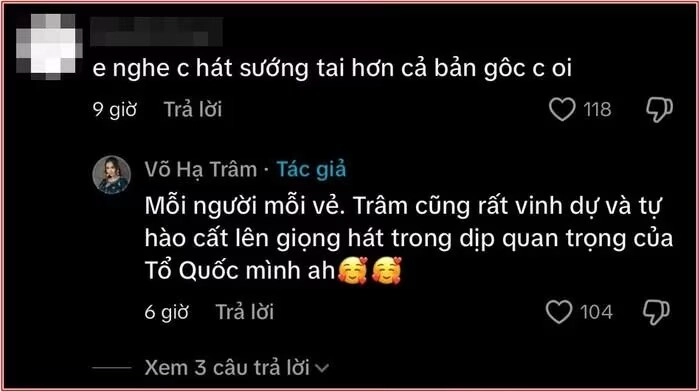 2 ca sĩ bị dân mạng so kè khi hát cùng ca khúc trong lễ diễu binh võ hạ trâm cứu duyên quỳnh 1 bàn thua - 3