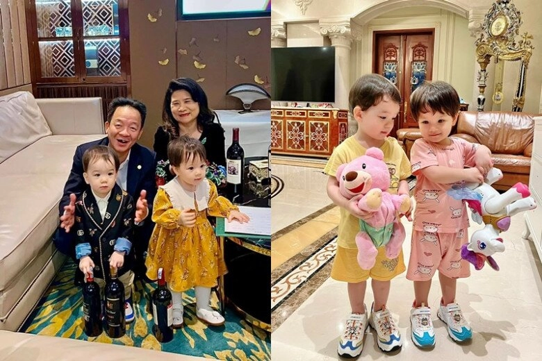 3 cháu bầu hiển chung khung hình dịp giáng sinh anh chồng đỗ mỹ linh dở khóc dở cười vì sự thông minh của 2 con - 2