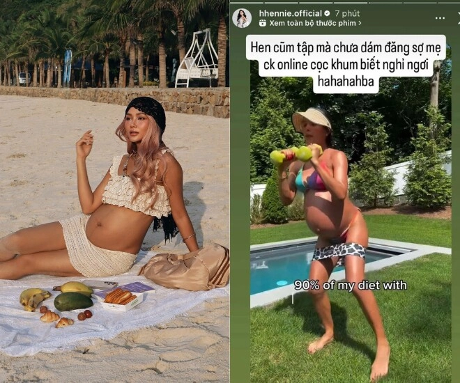 2 hoa hậu đang mang bầu lên tiếng chuyện mẹ chồng online phương lê áp lực hhen niê không dám đăng hình tập tạ - 8